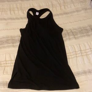 Old Navy - Women's black racerback tank - L